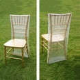 thumbnail image 3 of Efavormart Silver Organza Embroidered Chair Slipcover Washable Chair Protector For Wedding Banquet Dinning Party Events, 3 of 5