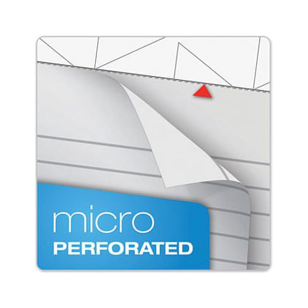 Prism  Writing Pads Wide/Legal Rule, 8.5 x 11.75, Pastel Gray, 50 Sheets, 12/Pack