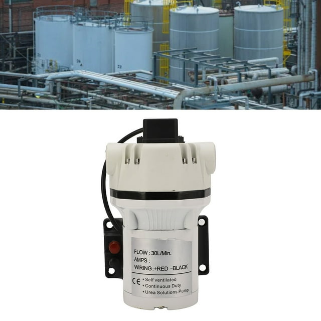 Bomba De Urea, Diafragma De TPU 70PSI Autocebante 60 Grados Celsius Bomba De Agua De Diafragma Eléctrica De Temperatura Media Para Fábrica