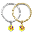 thumbnail image 1 of Comely Frail Vogue Simple Countenance Lover Bracelet Bangle Pendant Jewelry Couple Chain, 1 of 3