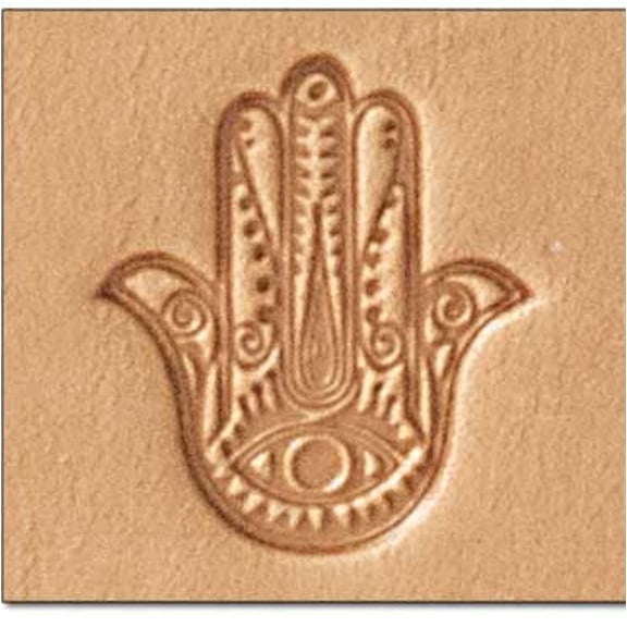 Tandy Leather Craftool 3-D Stamp Hand of Fatima 8590-00