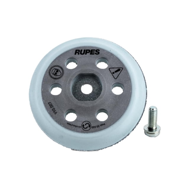 Placa trasera RUPES, 7,5 cm, gancho y perno M6
