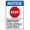 Warning Sign 3, variant on Pet Exercise Area Pets Must Be Controlled Clean Up After Pet Warning Sign - 8"x12", Security Metal Decor for Business, Office, Yard, Street, Road, Home