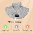 thumbnail image 6 of Heated Neck Wrap,3 Heat & 3 Vibration Massage Modes, Fast Heating in 60 Seconds,  USB Powered Heated Neck and Shoulder Wrap, Ideal for Office Home Use, 6 of 9