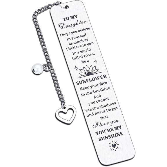 Easter Basket Stuffer for Girls Boys Inspirational Bookmark for Daughter Holiday Gifts for Women Christmas Gifts for Teen Girls Stocking Stuffers for daugher Teen Girl Stocking Stuffers Gift Ideas