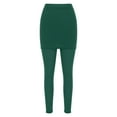 thumbnail image 6 of HAiming Women Tennis Skirted Leggings Length Yoga Pants with Skirts Casual Outdoor Sport Workout Hiking Clothing, 6 of 7