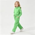 thumbnail image 6 of BOOMNY Girls 2 Peice Sweatsuits Back To School Long Sleeve Hoodies Sweatpants Sets for Kids Comfy Track Suits, 6 of 7