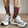 thumbnail image 5 of Goofa Beef3 Printed Men's Crew Socks, Soft Durable Breathable Moisture-Wicking with Odor Control Cotton socks, 5 of 9