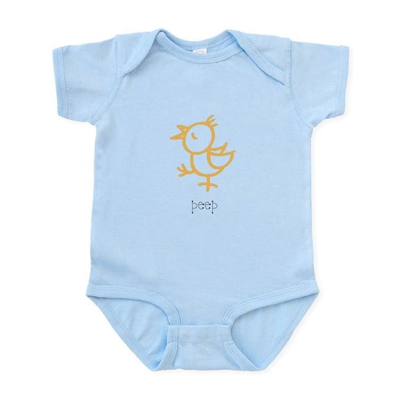 CafePress - Peep, The Little Chick Infant Bodysuit - Baby Light Bodysuit, Size Newborn - 24 Months