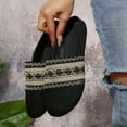 thumbnail image 4 of Black Mesh Flat Shoes For Women Fashionable Casual Comfortable Solid Color Round Toe Breathable All Season Outdoor Leisure Wear Size 41, 4 of 9