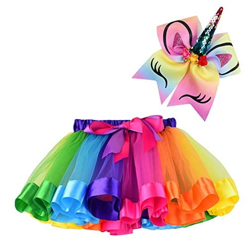 rainbow tutu costume