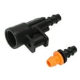 thumbnail image 1 of Rotating Sprinkler Adapter, Plastic  DIY G1/2in Female Thread 15sets Drip Irrigation Nozzle Bracket  for Farmland Irrigation, 1 of 8