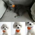 thumbnail image 5 of 2 Pack Halloween Cat Collars with Bell, Kitten Collar with Pumpkin Halloween Collar for Girl Boy Cats Puppy Bowtie+Pumpkin Black, 5 of 5
