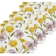thumbnail image 3 of Chrysanthemum Dandelion Wash Cloth Set of 6, 12 x 12 Inch Cotton Baby Washcloths Highly Absorbent and Soft Feel Fingertip Towels Face Towels for Bathroom, Gym, Spa Washcloth Gift, 3 of 7