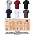 thumbnail image 2 of Frontwalk Mens Casual Hooded T-Shirts Fashion Short Sleeve Solid Color Pullover Top Summer Lace-Up Blouse, 2 of 4