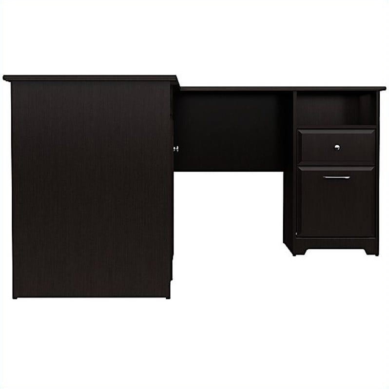 Bush Cabot 60 L Shaped Computer Desk In Espresso Oak