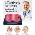 thumbnail image 3 of Heated Eye Mask for Dry Eyes - Silk Cordless Warm Eye Compress Moist Heat, FSA HSA Eligible, Eye Heating Pad for Stye Treatment, Tired Eyes, Sleep, Travel, Washable, Rechargeable, Pink, 3 of 10