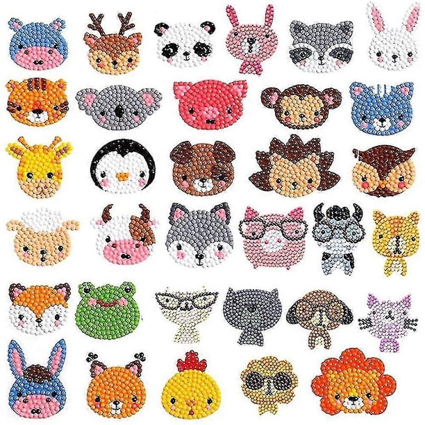 5d Diamond Painting Stickers Kits For Kids Beginners Gem Paint By Numbers Diamonds Arts Diy Mosaic Sticker Gifts For Boys Girls
