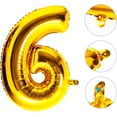 thumbnail image 2 of 40 Inch Large Foil Helium Number Balloon Birthday Wedding Party 0-9 (Baby Blue, 9), 2 of 5