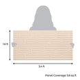 thumbnail image 4 of Dundee Deco 3D Peel and Stick Wall Panels, Moccasin, Set of 10, Covers 55 sq ft, 4 of 6
