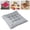 Gray, variant on Chair Cushion with Ties for Dining Chairs Bright Color Square Thick Seat Cushion for Kitchen Dining Office Chair