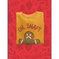 thumbnail image 3 of Gingerbread Snap Sweatshirt Women -Smartprints Designs, Female Medium, 3 of 4