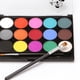 thumbnail image 3 of Pintura corporal facial, paleta de belleza, 6 pinceles, secado rápido, fácil de pigmentar Pigmento a base de agua brillante de pintura corporal Yinane Cara Cuerpo Pintura, 3 of 3