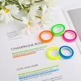 thumbnail image 2 of HWZWT 5 rolls of highlighter tape 4 feet colored clear tape fluorescent neon tape removable highlighter for students teachers reading and taking notes in class working from home 23 inch, 2 of 5