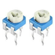 50 Pcs 50K Ohm Variable Resistors Top Adjustable  Cermet Potentiometer