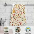 thumbnail image 5 of Fall Cute Cat Hand Towels 2 PCS, Autumn Leaves Berry Kitchen Towel Ultra Soft and Highly Absorbent,Decorative Fingertip Face Towel for Bathroom Hotel, 28.3"x14.4", 5 of 6