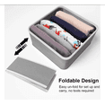 thumbnail image 3 of 6 Pcs Cajas De Almacenamiento Y Organizador De Ropa En Tela Modelo Gris, 3 of 4
