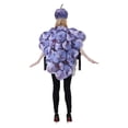 thumbnail image 5 of Adult Grape Bunch Costume with Matching Hat, Halloween Cosplay Costume Funny Fruit Outfit for Men and Women, Stage Performance, Role Play, Carnival and All Holiday Events, 5 of 6