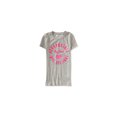 thumbnail image 1 of Aeropostale - Camiseta gráfica para mujer Fuzzy Aero, gris, extra pequeña, 1 of 1