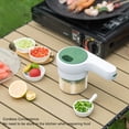 thumbnail image 4 of Picadora Eléctrica de Verduras, Procesador de Alimentos para Barbacoa, Carga USB, Picadore de Ajo Portátil, Operación simple para Cebolla, Jengibre, Chile, Fruta, Carne, 4 of 7