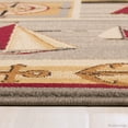 thumbnail image 7 of Allstar African Contours Collection Boats Area Rug (5' 2" x 7' 1"), 7 of 7