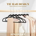 thumbnail image 3 of High-End Velvet Clothes Hangers, 3 of 10