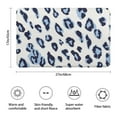 thumbnail image 3 of White and Blue Of Leopard Print Bathroom Rugs Mat,Non Slip Microfiber Bathroom Rug,Rubber Backing,Soft Bathroom Mats for Bathroom Floor,Tub and Shower,17x27in(43x68cm), 3 of 5