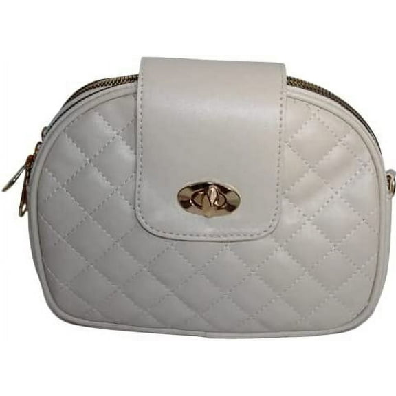 JUPA Place Small Faux Leather Quilted Crossbody Handbag - Stylish Versatile Women's Shoulder Crossbody Messenger Bags