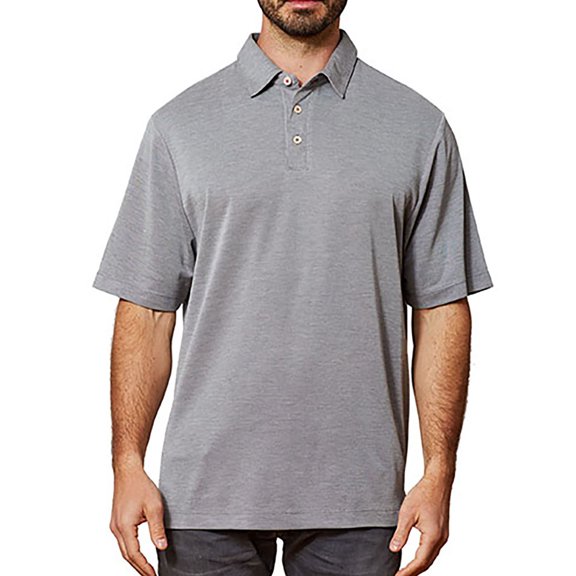RFT by Rainforest Men's Textured Modal Polo