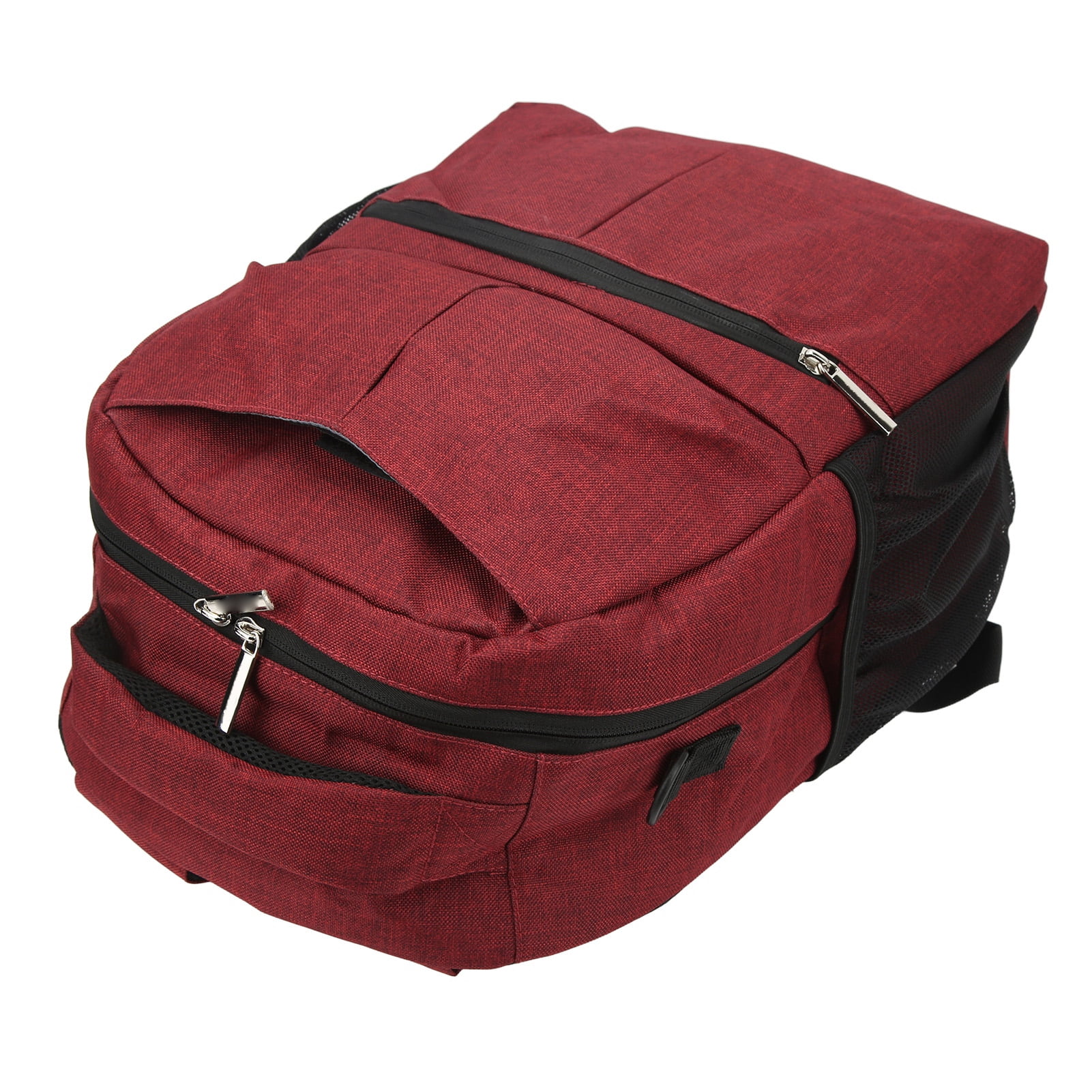 Xirurus Premium Compartment Diaper Organizer Backpack Multi Function Adjustable Strap Waterproof Nylon Large Capacity Mummy Travel Bag For Baby Care And Daycare, Vibrant Red