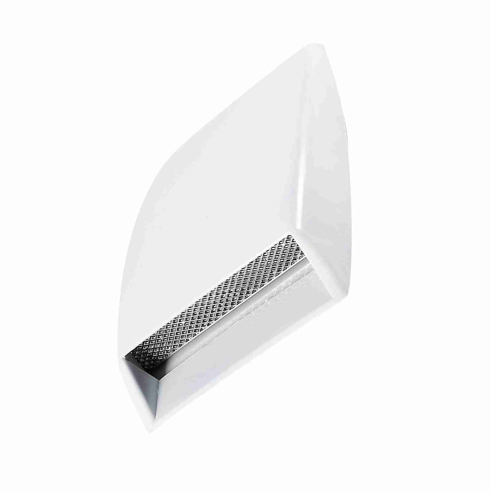 Decorative Hood Air Intake Scoop, Self,Adhesive ABS Vent For Custom Car Styling, 10" Length