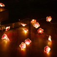 thumbnail image 3 of 10ft 30 LEDs Flower String Lights Fairy 3D Cherry Blossom String Lights Wire Battery Powered String Lights for Valentine's Day Wedding Nursery Girls Bedroom Decoration, 3 of 7