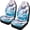 Multicolor-4, variant on Odenmar Dolphin Rainbow Car Seat Covers, 2-Piece Front Protectors, Made from Lightweight Mesh Fabric, Universal Fit for Trucks Vans Suvs