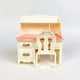 thumbnail image 3 of Escritorio de Moderno Y Creativo con Taburete, Modelo de Muebles para de 16cm, Accesorios coración, de Cumpleaños para Niñ Blanco rosa Yotijar escritorio de la casa de muñecas, 3 of 10