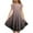 Brun, variante sur Robes Décontractées pour Filles Juniors Été Dégradé Imprimé Col Rond Manches Volantes Superposées Ligne A Décontractée Respirante Robe de Fête d'Anniversaire Usage Quotidien, Beige, 10-11 Ans