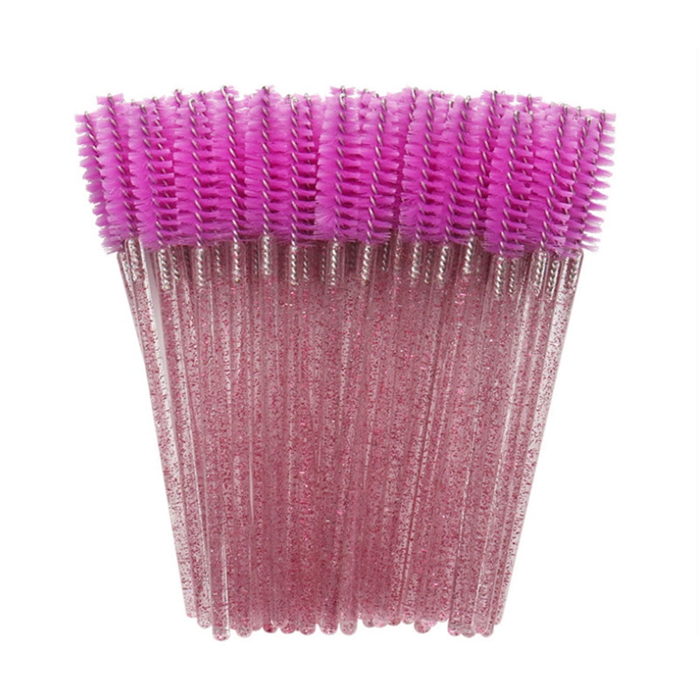 50 PCS Disposable Eyelash Mascara Brushes Lashes Makeup Brushes Wands