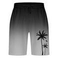 thumbnail image 4 of Swimming Trunks For Men's, Knee Length Long with Inner Swimming Shorts Drawstring Elastic Waist Beach Shorts With Printed Casual Soft, 4 of 4