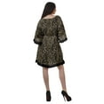 thumbnail image 4 of Moomaya Cover Womens Summer Dresses Plus Size Kimono Sexy Printed Mini Dress, 4 of 6