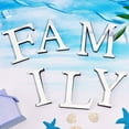 thumbnail image 5 of 1 Bag Acrylic Mirror Wall Stickers Decal with EVA Foam Word FAMILY Silver 6sets/bag, 5 of 7