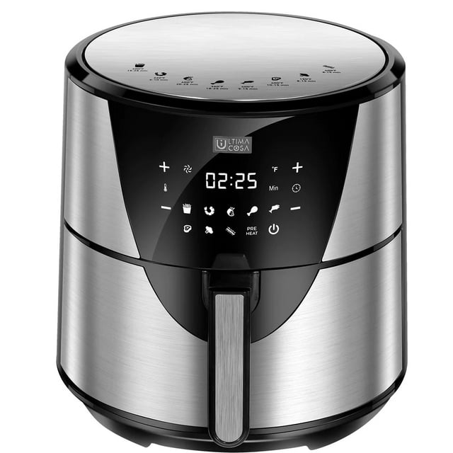 Open Box -Ultima Cosa Presto Luxe Grande Airfryer - 8L/8.5 Qt - Stainless Steel